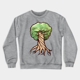 Great Braided Tree Yggdrasil Crewneck Sweatshirt